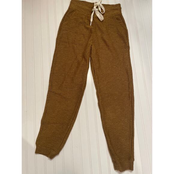 NWT Offline By Aerie Camel High Waist Pull on Snowday Jogger Pants Womens Size S - Picture 1 of 7